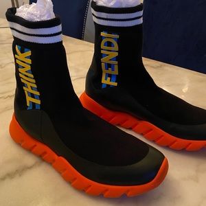 Fendi “Think Love” sock runner